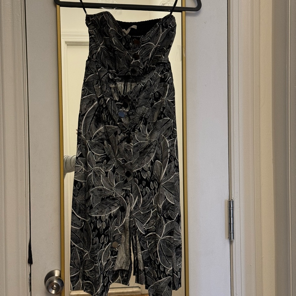 Rachel Roy LA Story Black/White Combo Cut Out Dress